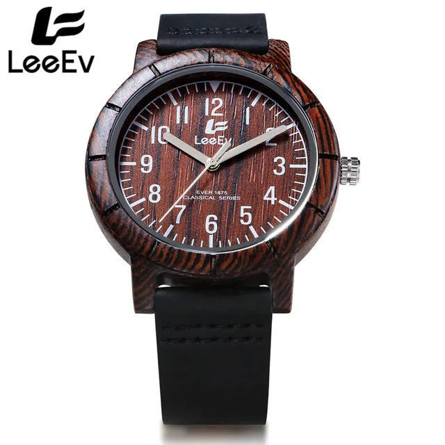 LeeEv Woemns Wooden Watch