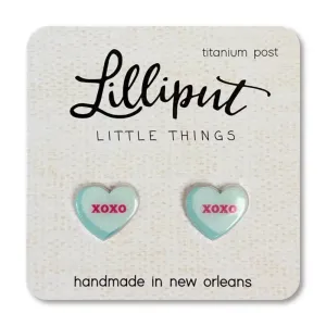 Lilliput Little Things Conversation Heart Earrings