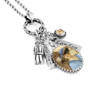 London Charm Necklace, England Jewelry