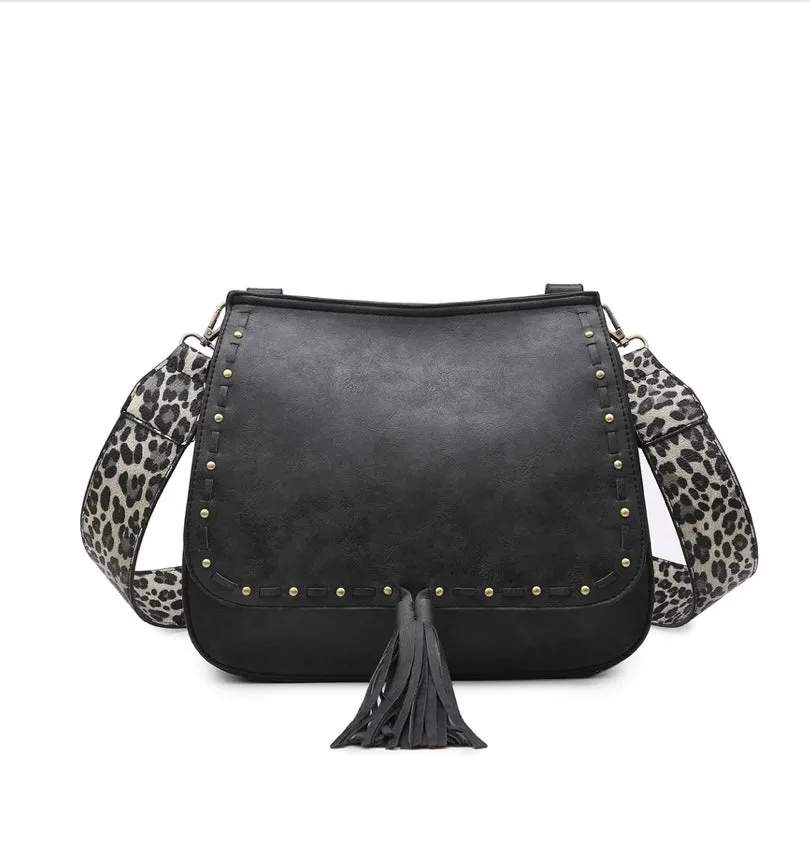 London Tote Shoulder Handbag Flap Over Snap Shoulder Handbag