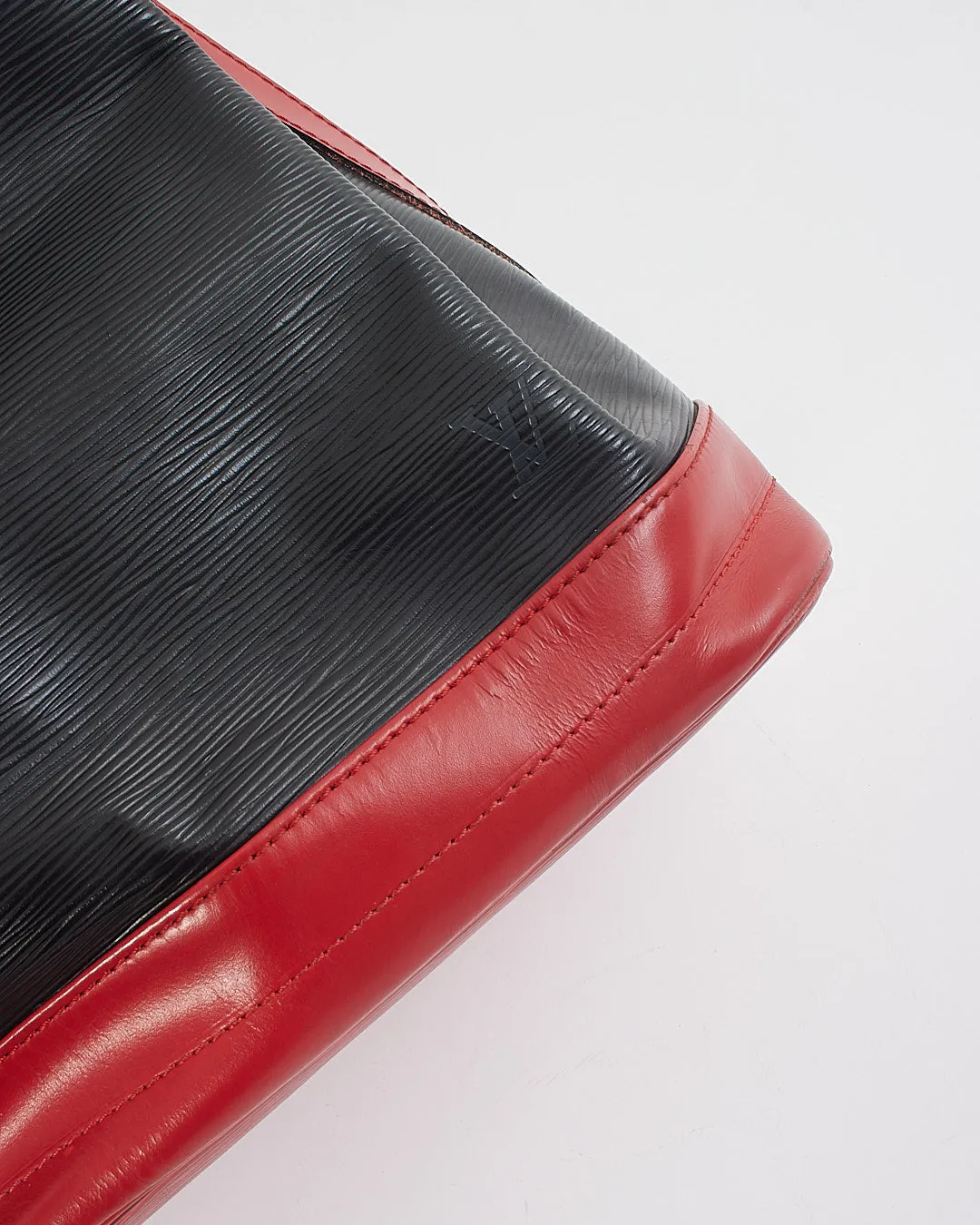 Louis Vuitton Black and Red Epi Leather Noe GM