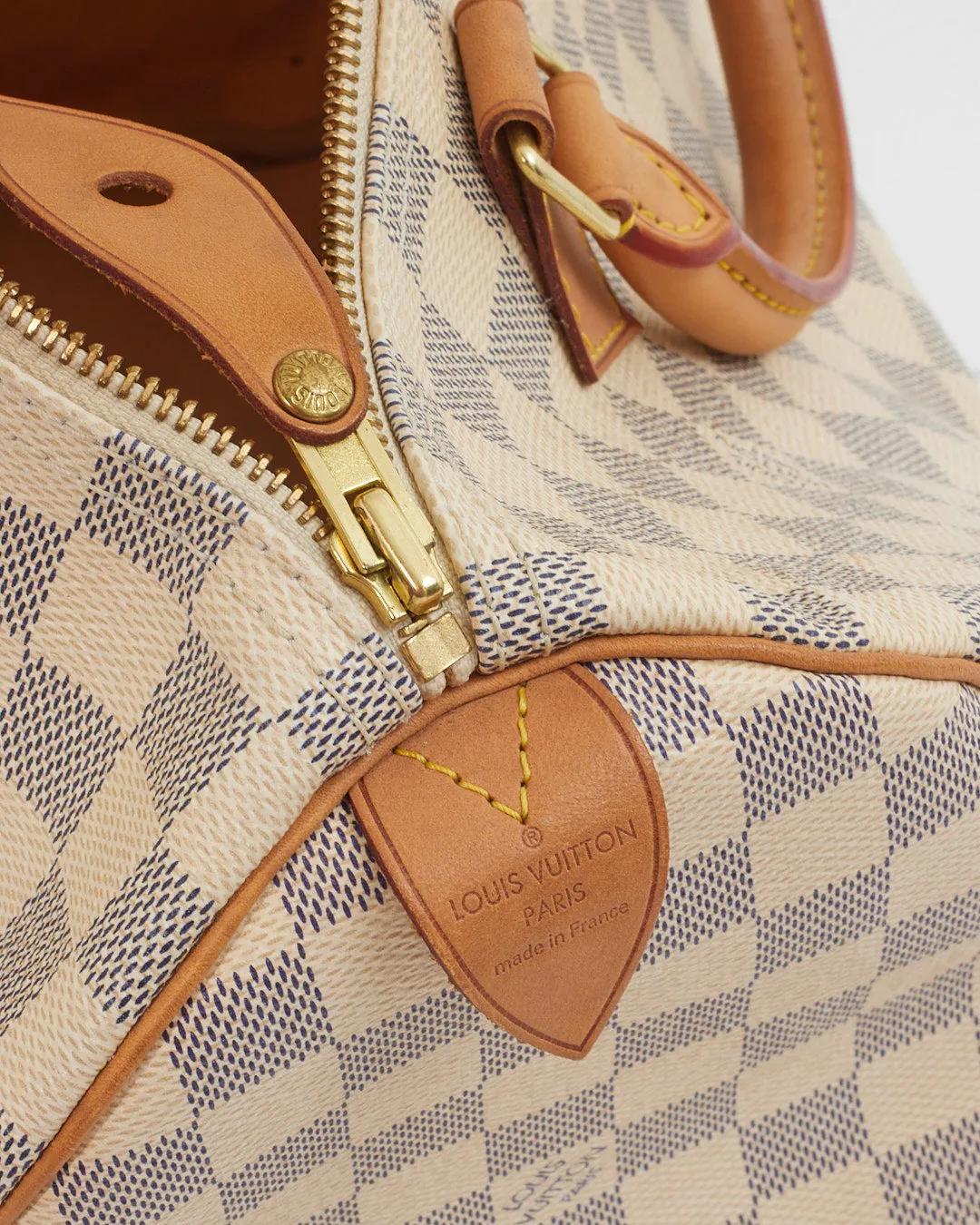 Louis Vuitton Damier Azur Canvas Speedy 30 Bag