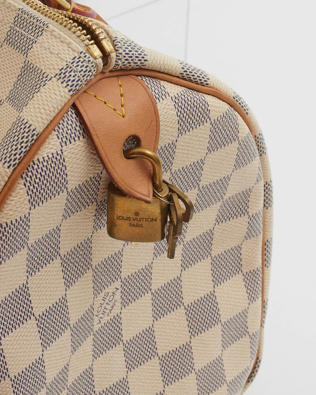 Louis Vuitton Damier Azur Canvas Speedy 30 Bag