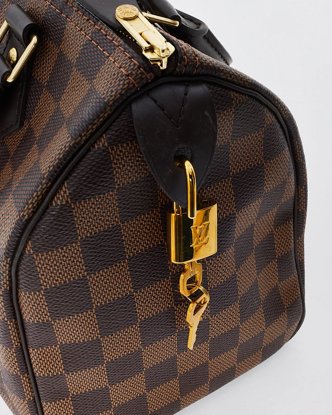 Louis Vuitton Damier Ebene Canvas Speedy 25