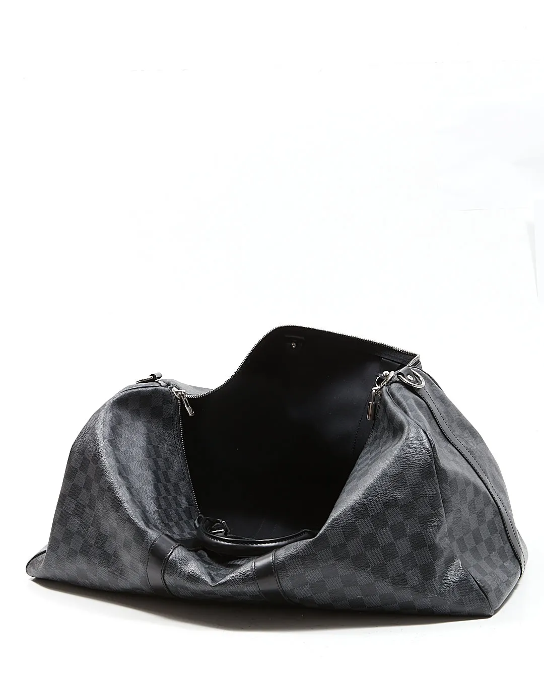 Louis Vuitton Damier Graphite Canvas Keepall 55 Bandouliere Bag NO STRAP