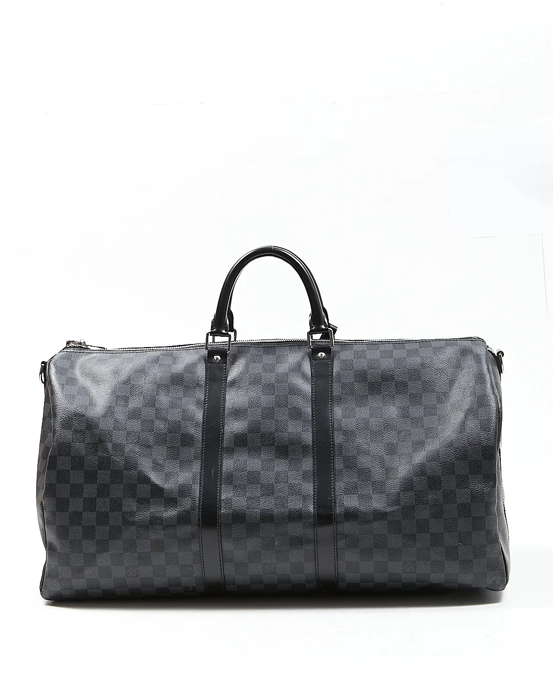 Louis Vuitton Damier Graphite Canvas Keepall 55 Bandouliere Bag NO STRAP