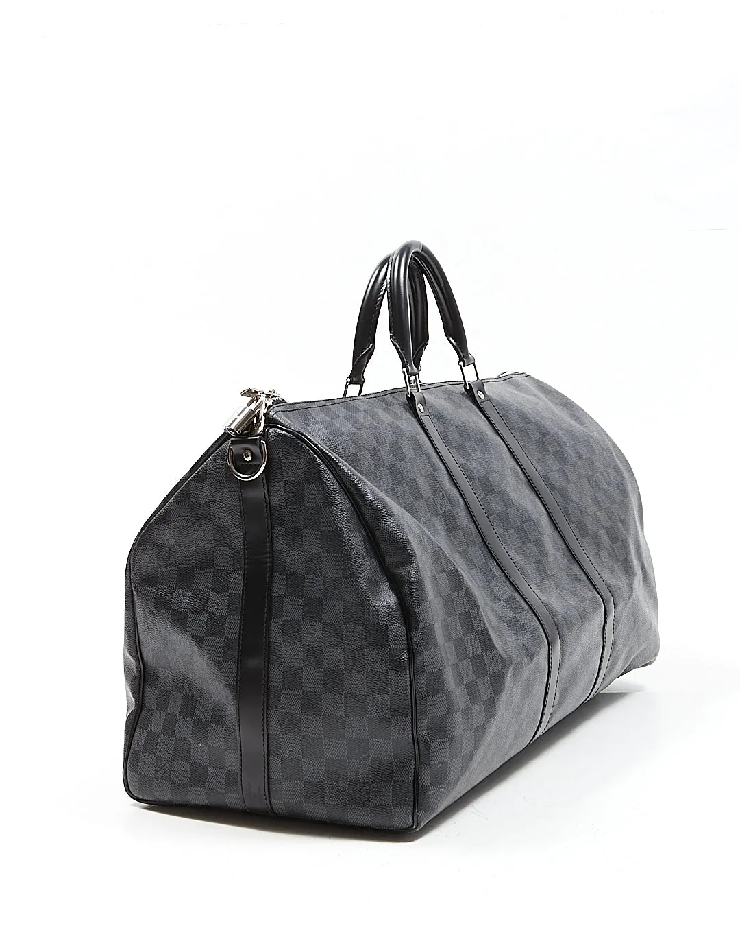 Louis Vuitton Damier Graphite Canvas Keepall 55 Bandouliere Bag NO STRAP