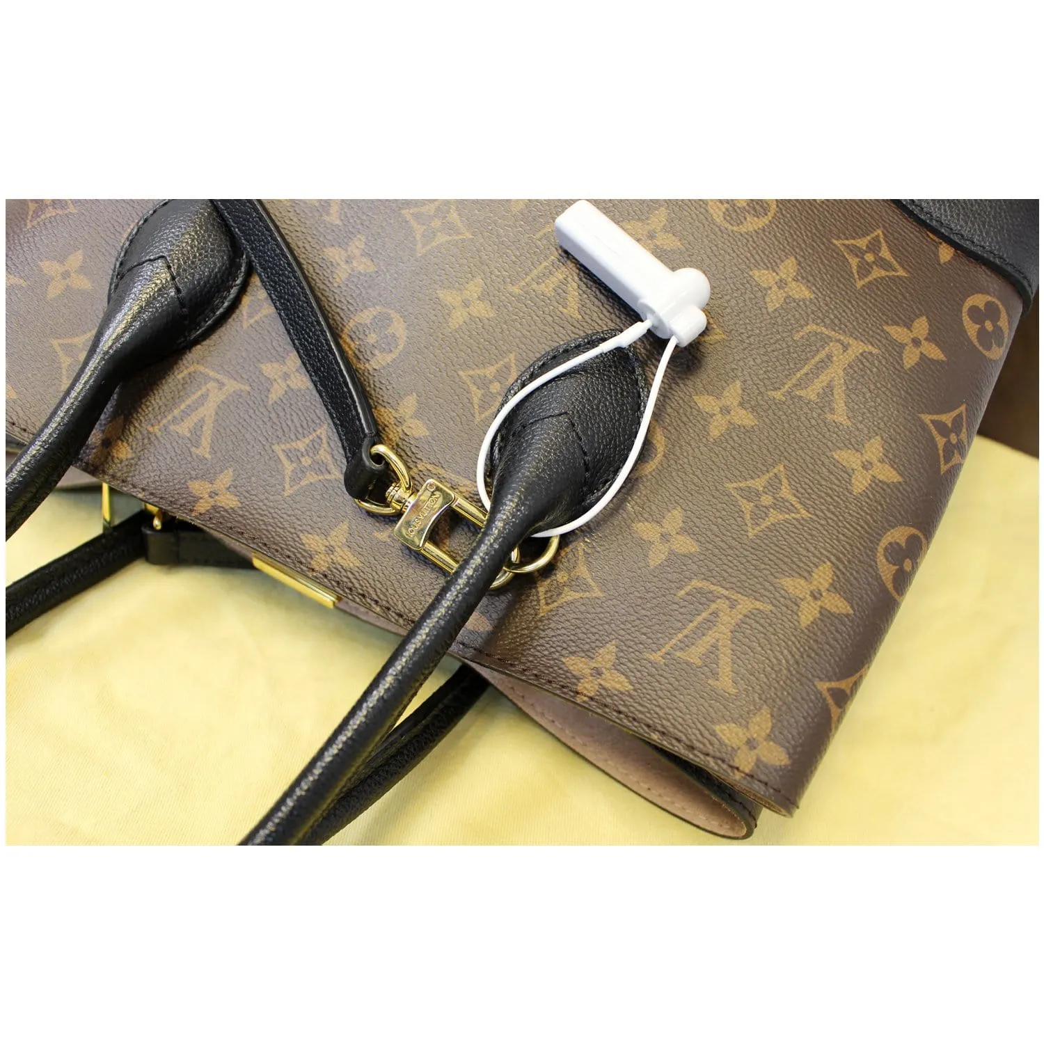 LOUIS VUITTON Flandrin Monogram Canvas Shoulder Handbag