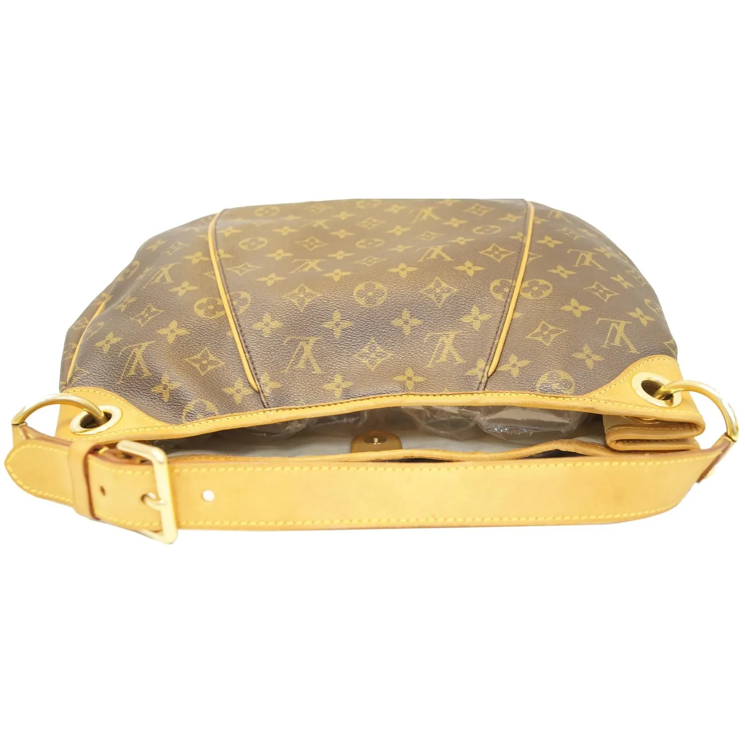 LOUIS VUITTON Galliera PM Monogram Canvas Shoulder Bag Brown