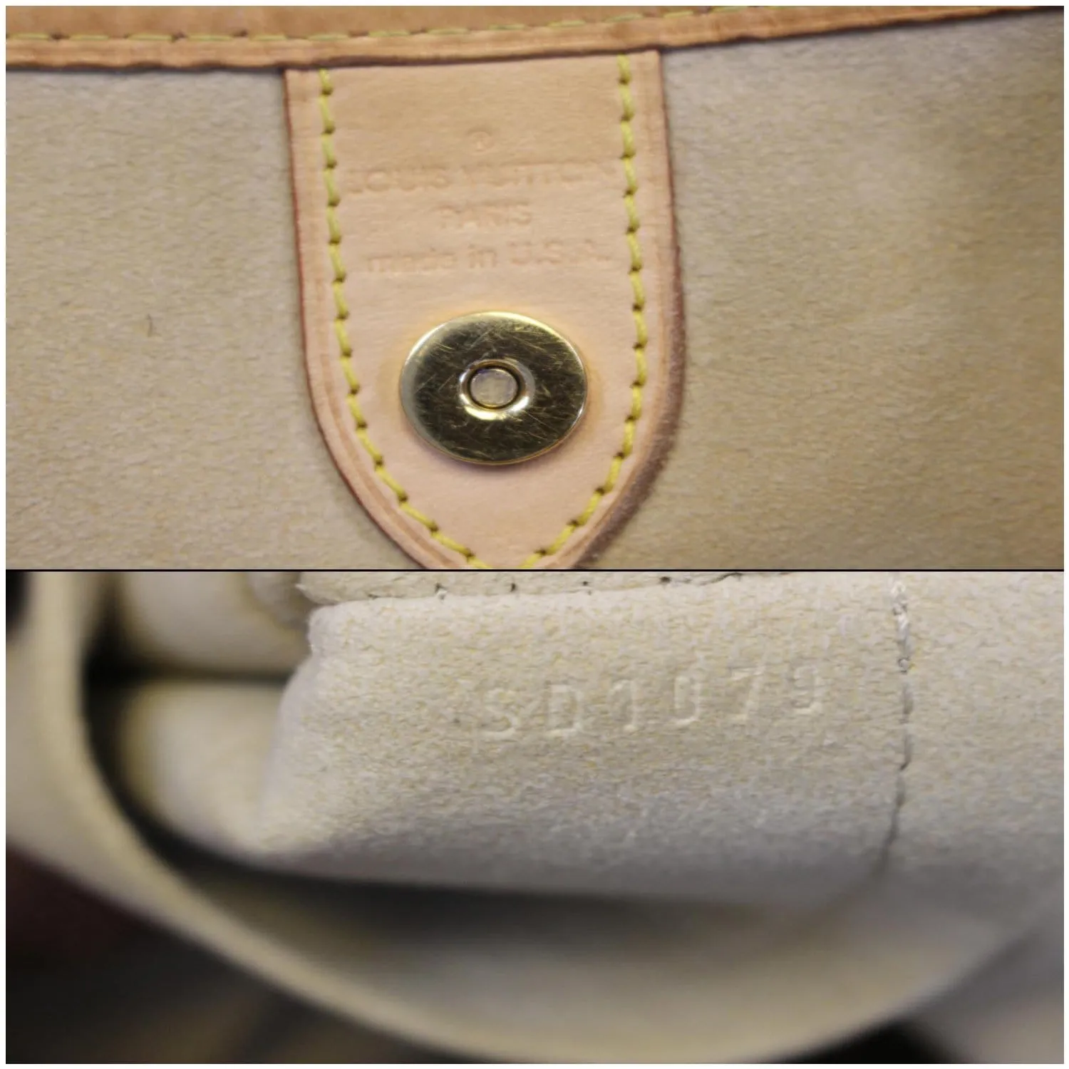 LOUIS VUITTON Galliera PM Monogram Canvas Shoulder Bag Brown