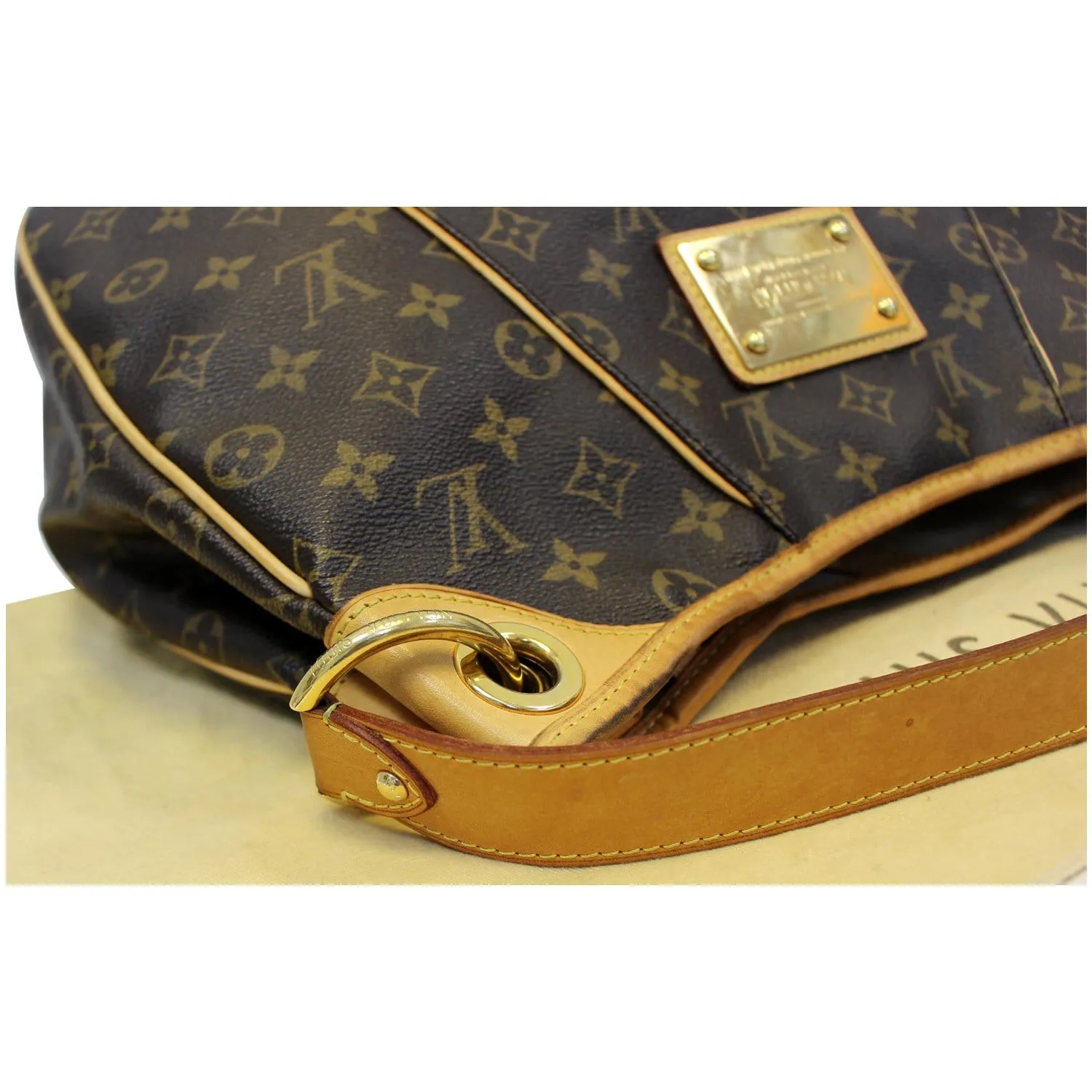 LOUIS VUITTON Galliera PM Monogram Canvas Shoulder Bag Brown