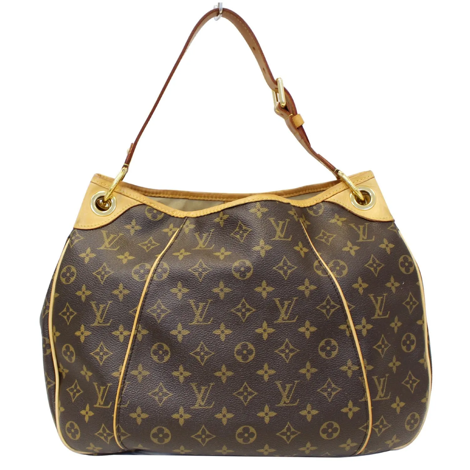 LOUIS VUITTON Galliera PM Monogram Canvas Shoulder Bag Brown