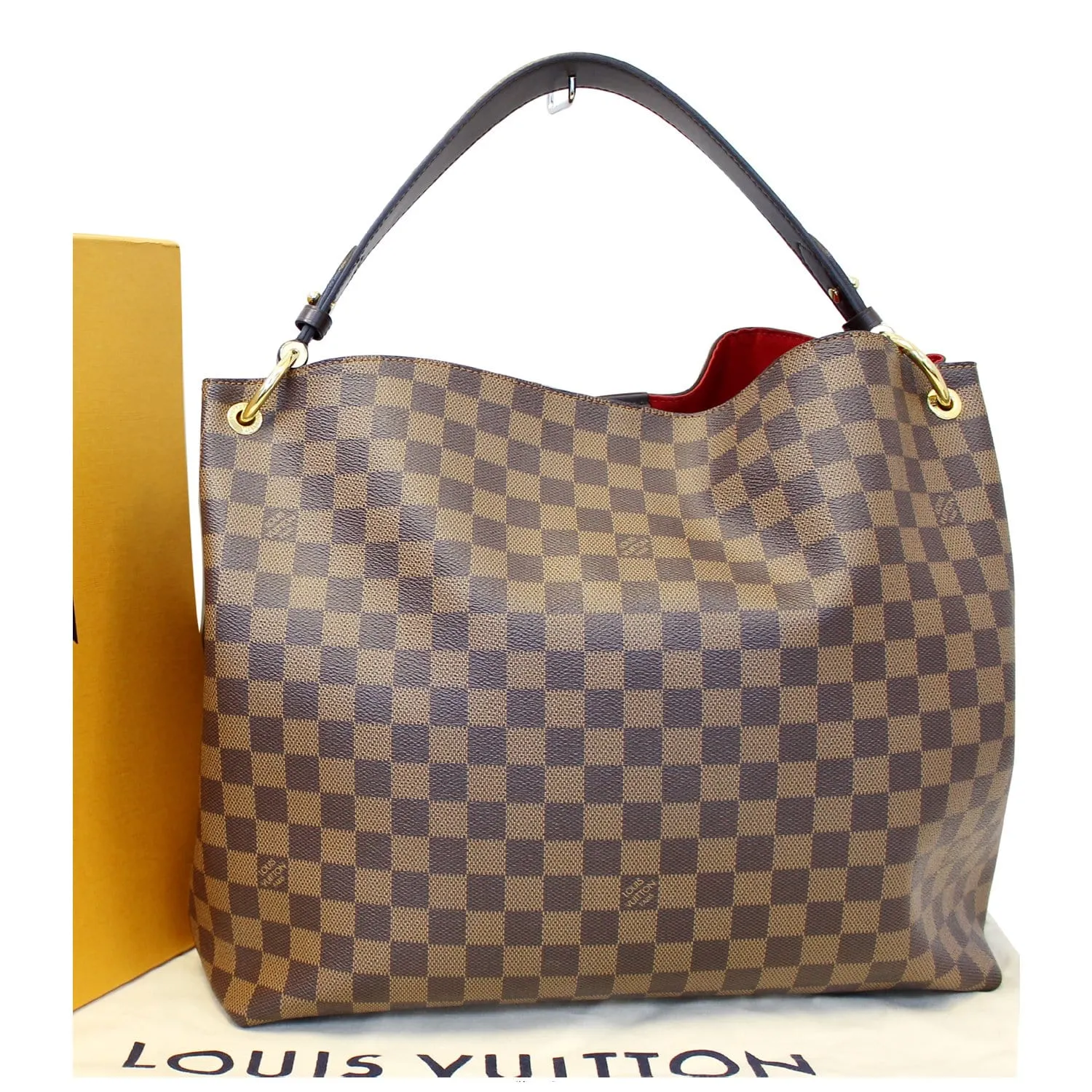 LOUIS VUITTON Graceful MM Damier Ebene Shoulder Bag