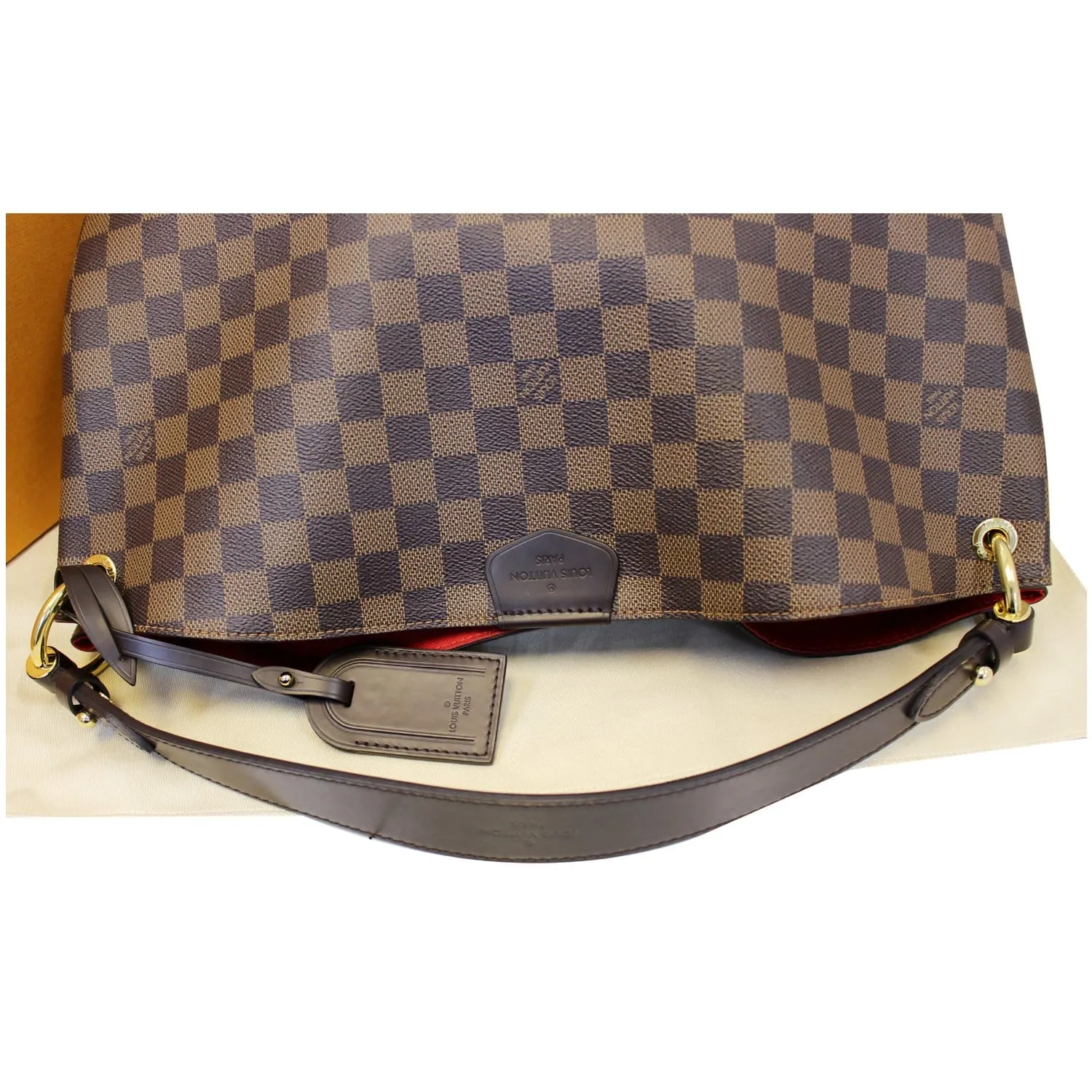 LOUIS VUITTON Graceful MM Damier Ebene Shoulder Bag