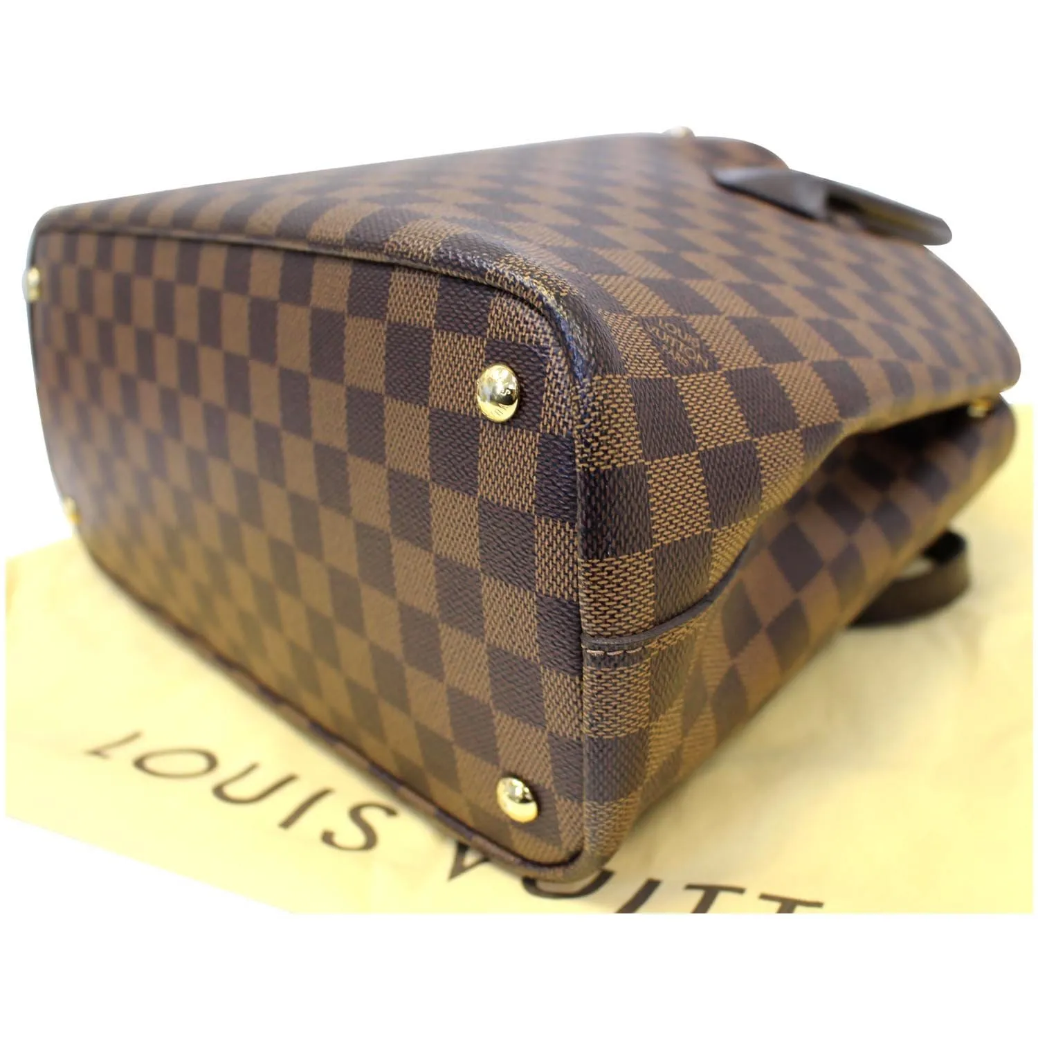 LOUIS VUITTON Kensington Damier Ebene Shoulder Handbag