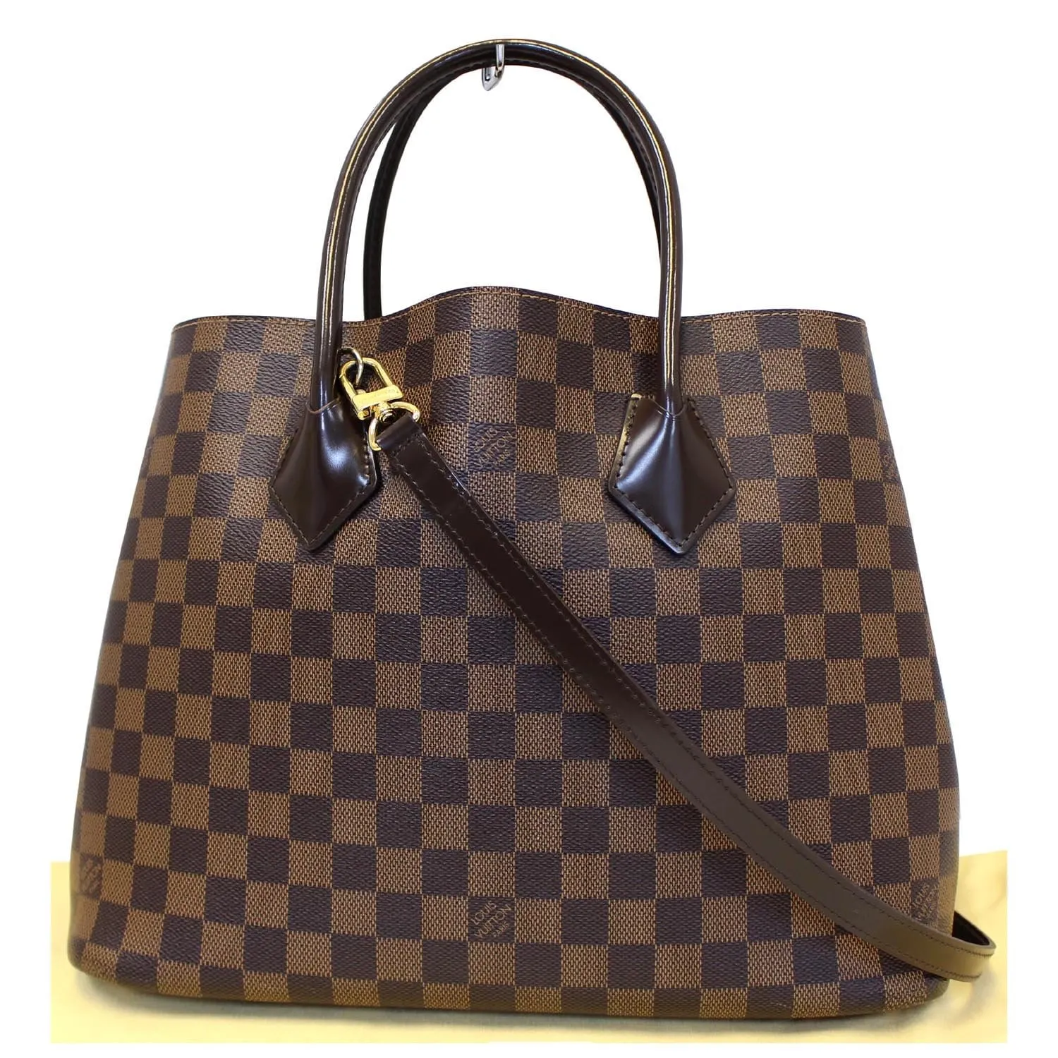 LOUIS VUITTON Kensington Damier Ebene Shoulder Handbag