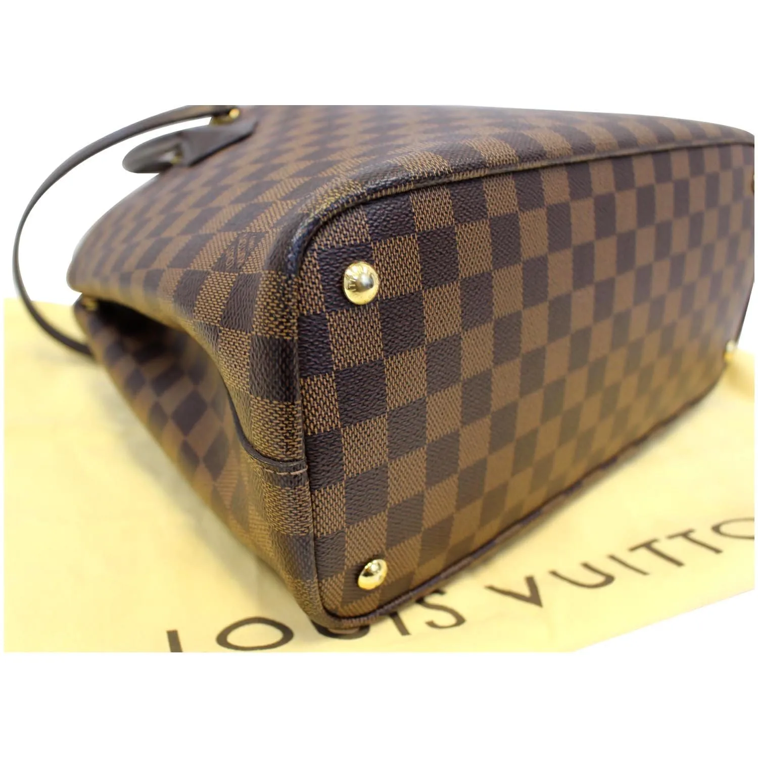 LOUIS VUITTON Kensington Damier Ebene Shoulder Handbag