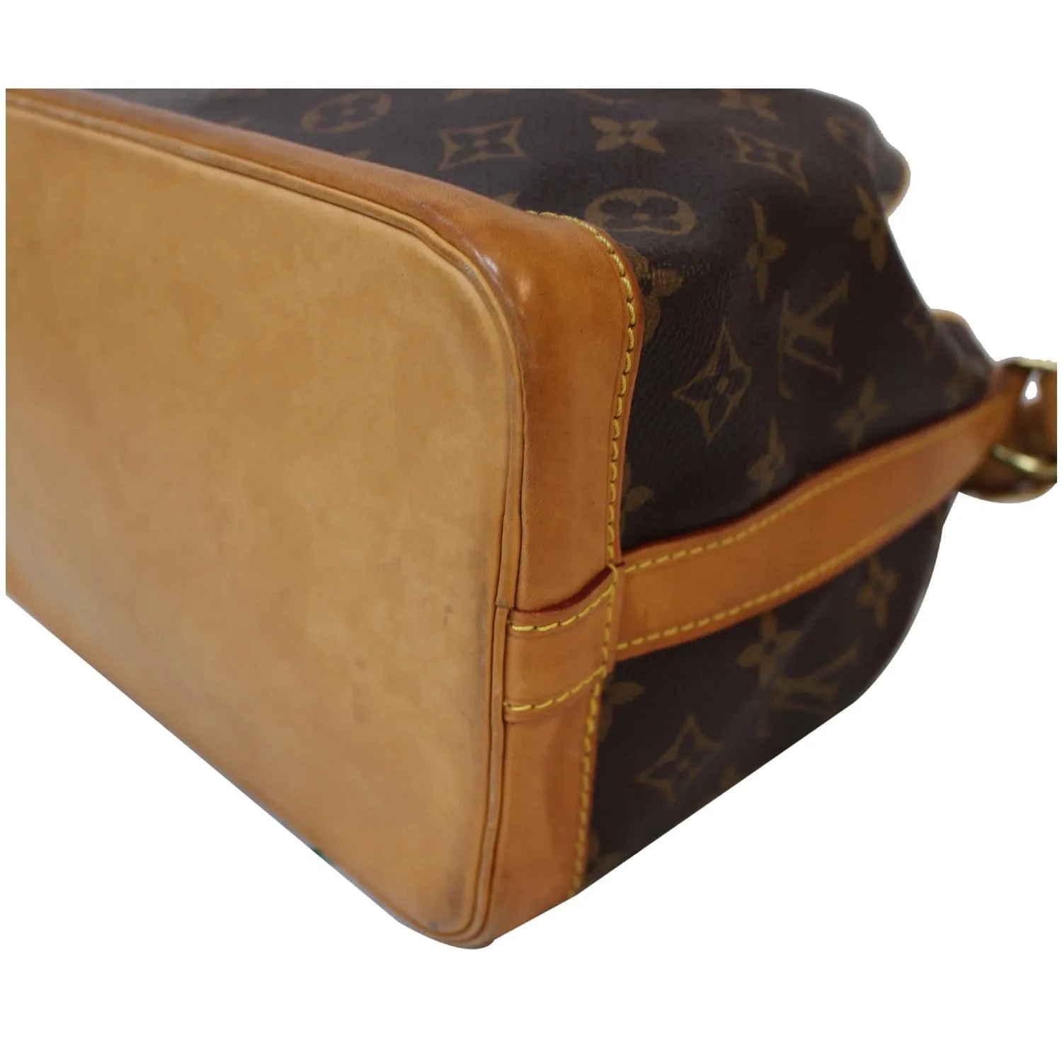 LOUIS VUITTON Monogram Noe BB Shoulder Bag Brown