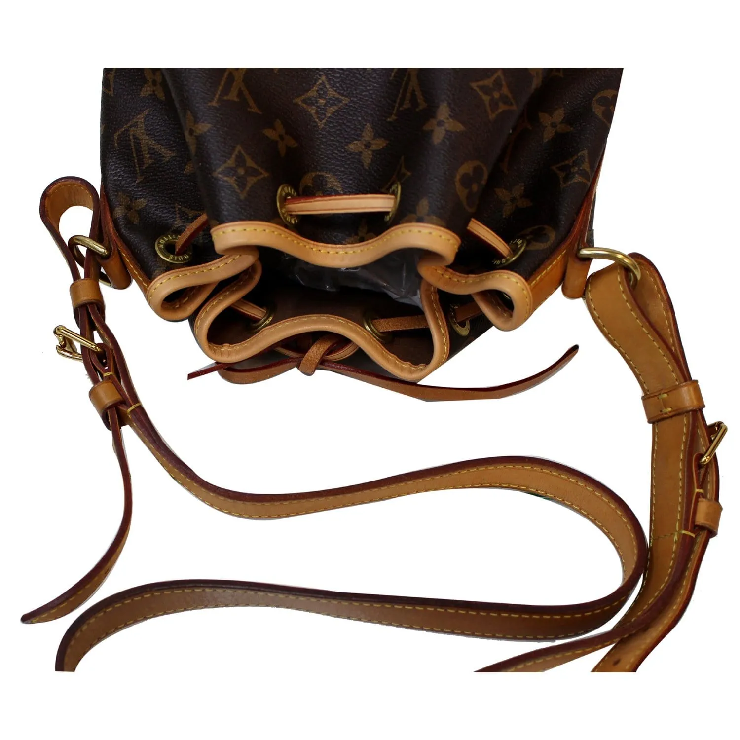 LOUIS VUITTON Monogram Noe BB Shoulder Bag Brown