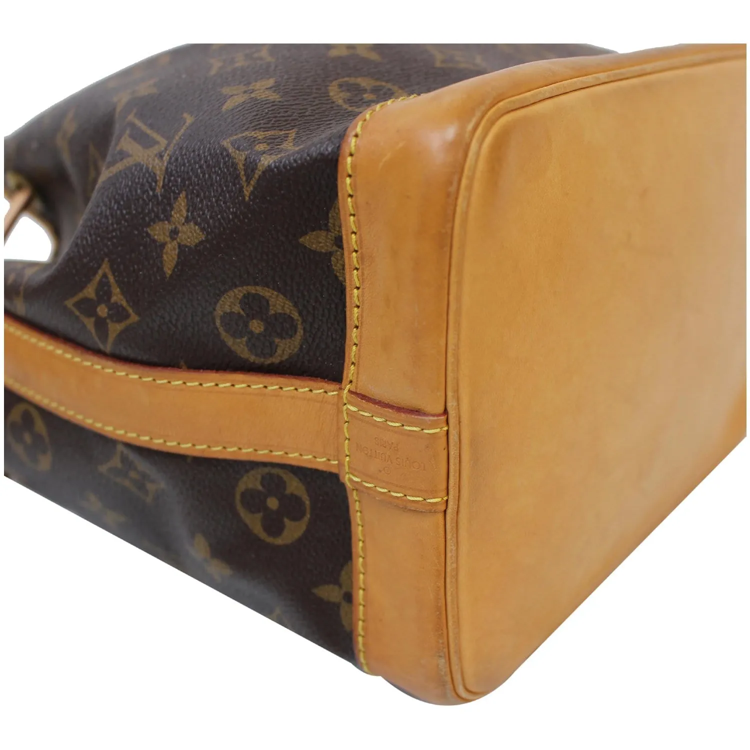LOUIS VUITTON Monogram Noe BB Shoulder Bag Brown