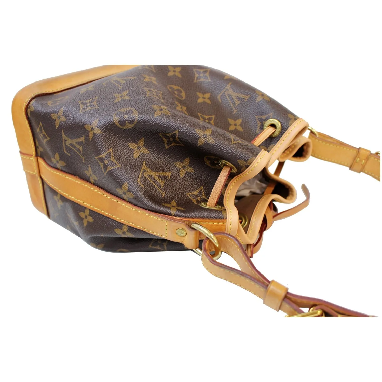 LOUIS VUITTON Monogram Noe BB Shoulder Bag Brown