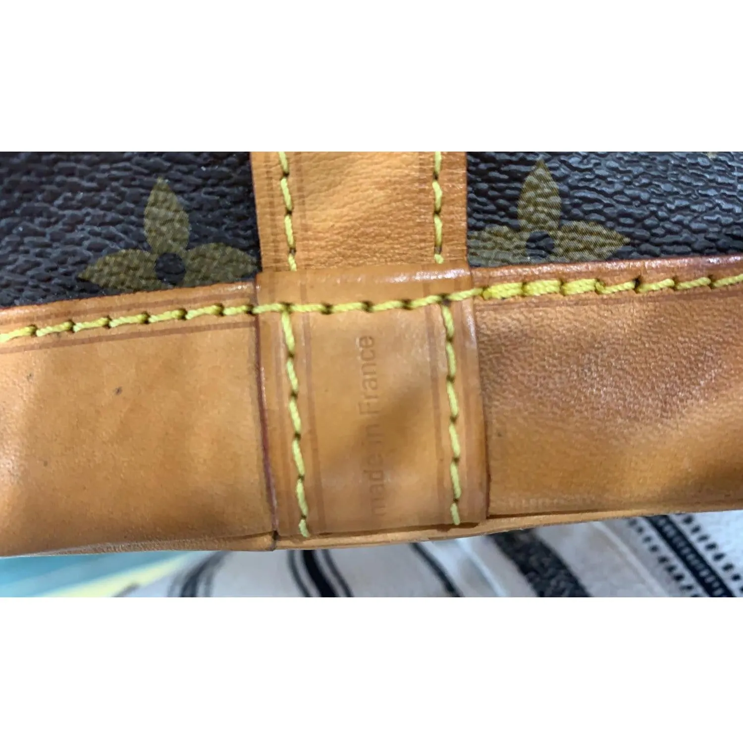 LOUIS VUITTON Monogram Noe BB Shoulder Bag Brown