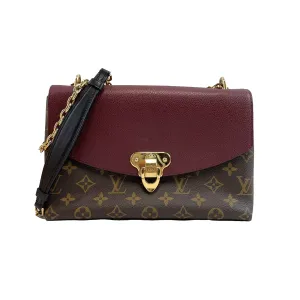 Louis Vuitton Monogram Saint Placide Bordeaux Brown Burgundy Crossbody Bag