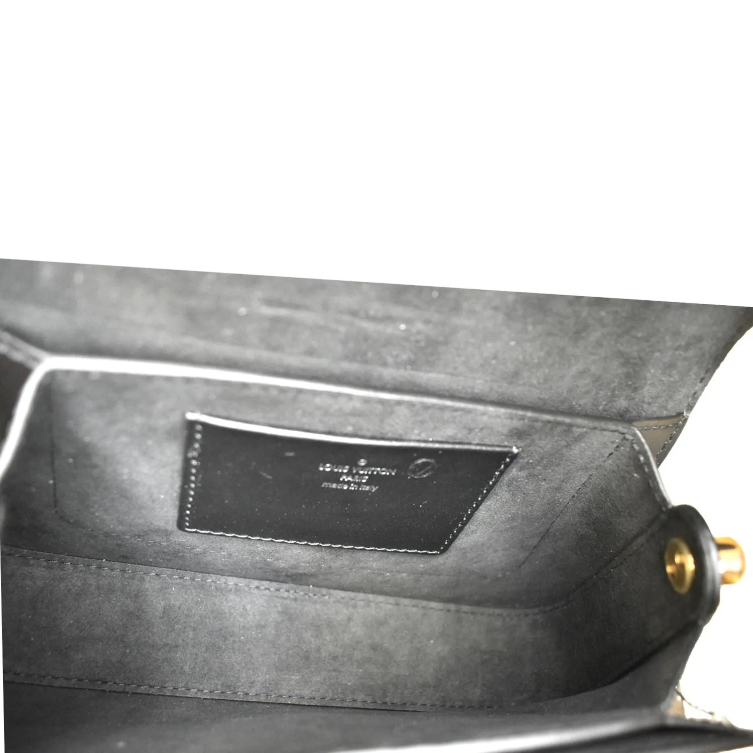 LOUIS VUITTON Neo Saint Monogram Canvas Shoulder Bag Black