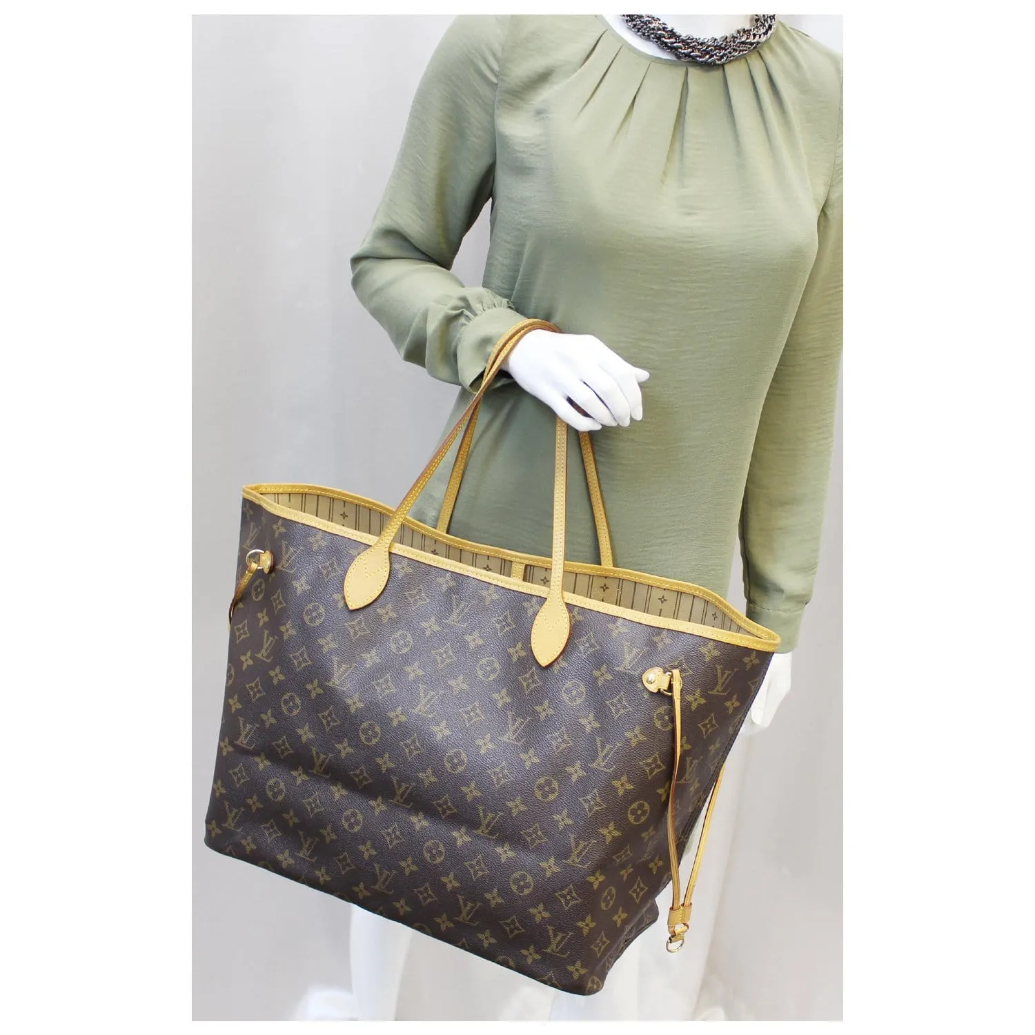LOUIS VUITTON Neverfull GM Monogram Canvas Shoulder Bag
