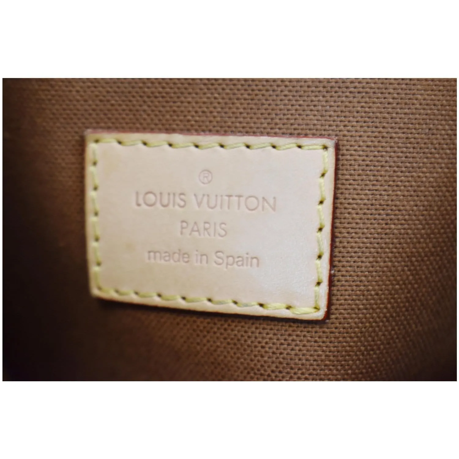 LOUIS VUITTON Odeon PM Monogram Canvas Shoulder Bag Brown