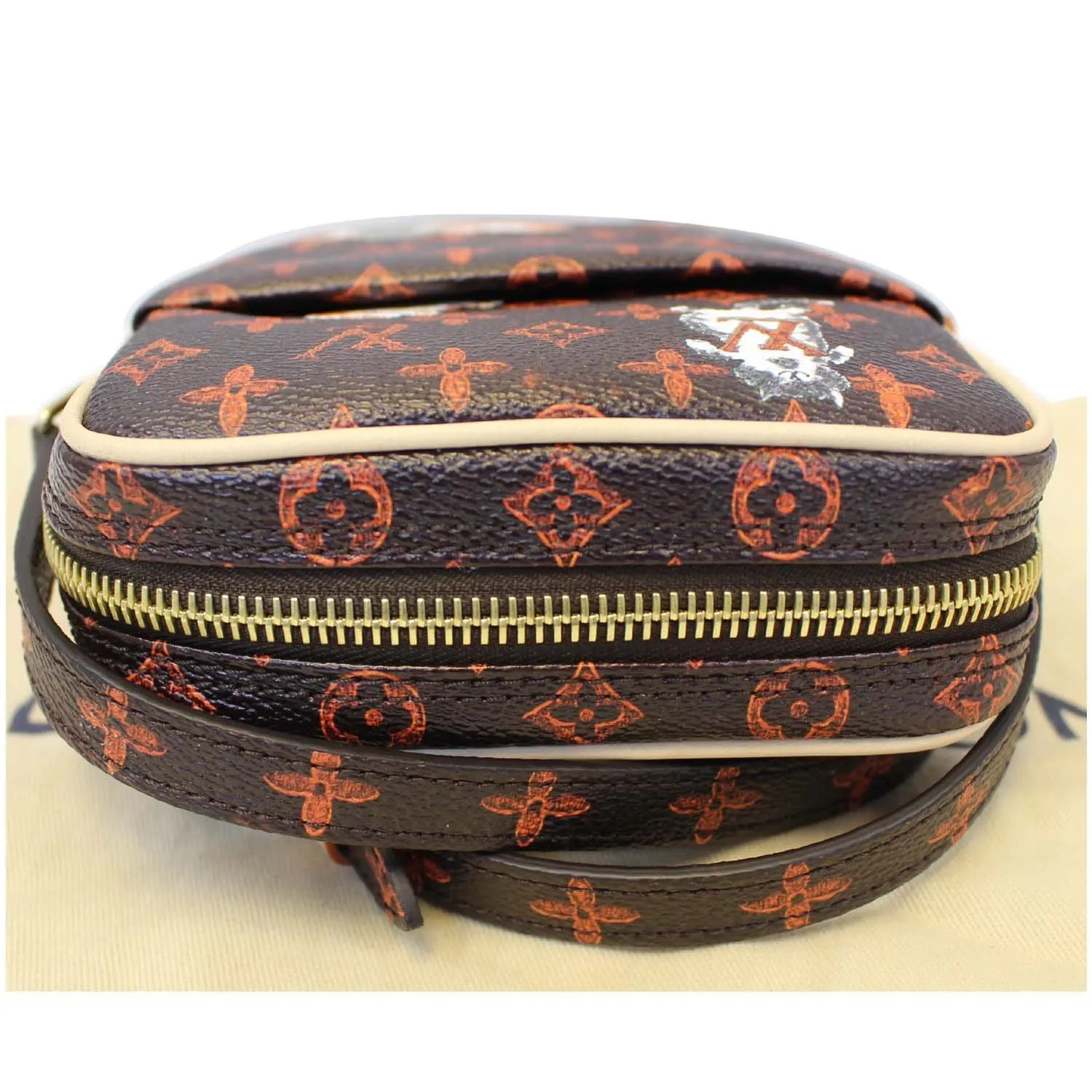 LOUIS VUITTON Paname Monogram Grace Coddington Catogram Shoulder Bag
