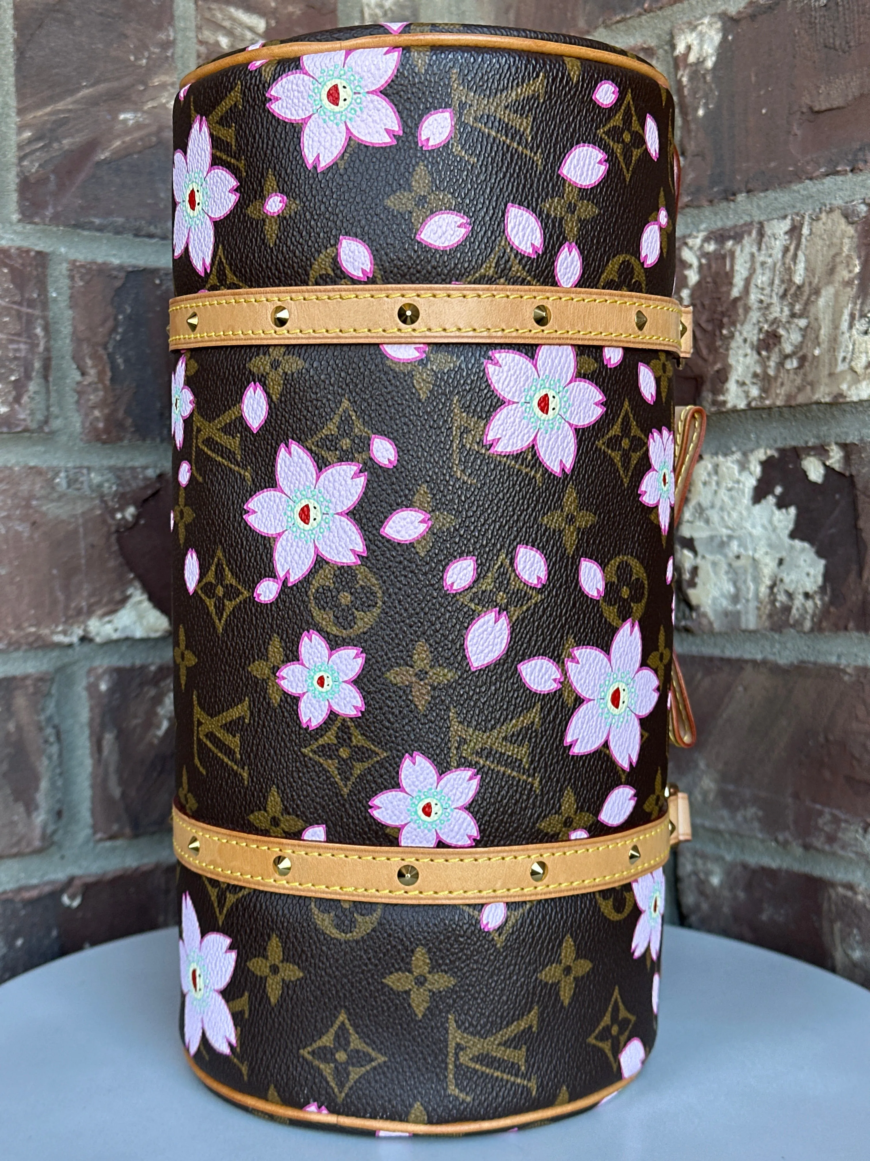 Louis Vuitton Papillon Handbag Limited Edition Cherry Blossom Monogram 67678