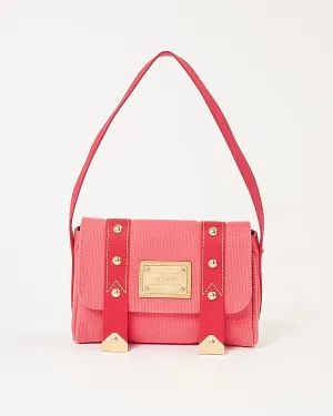 Louis Vuitton Pink Canvas Antigua Sac Rabat Shoulder Bag