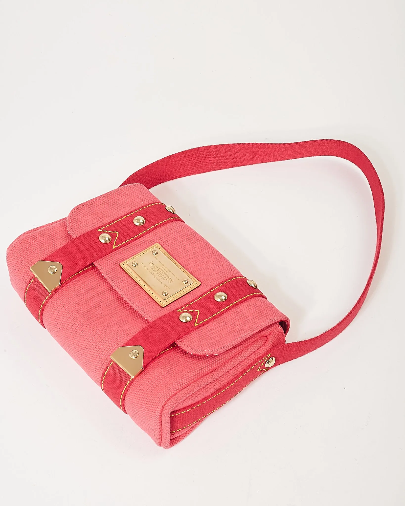 Louis Vuitton Pink Canvas Antigua Sac Rabat Shoulder Bag