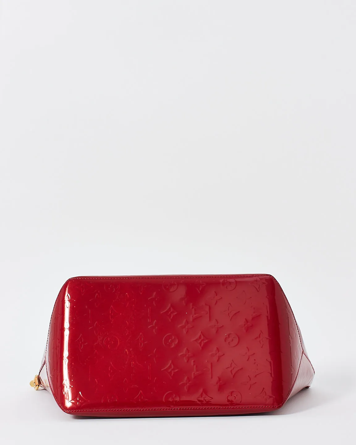 Louis Vuitton Red (Pomme D'Amour) Monogram Vernis Bellevue GM Tote Bag