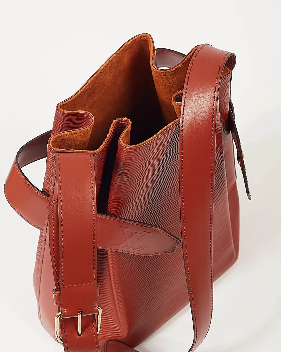 Louis Vuitton Tan Epi Leather Sac Epaule 27 Bucket Bag