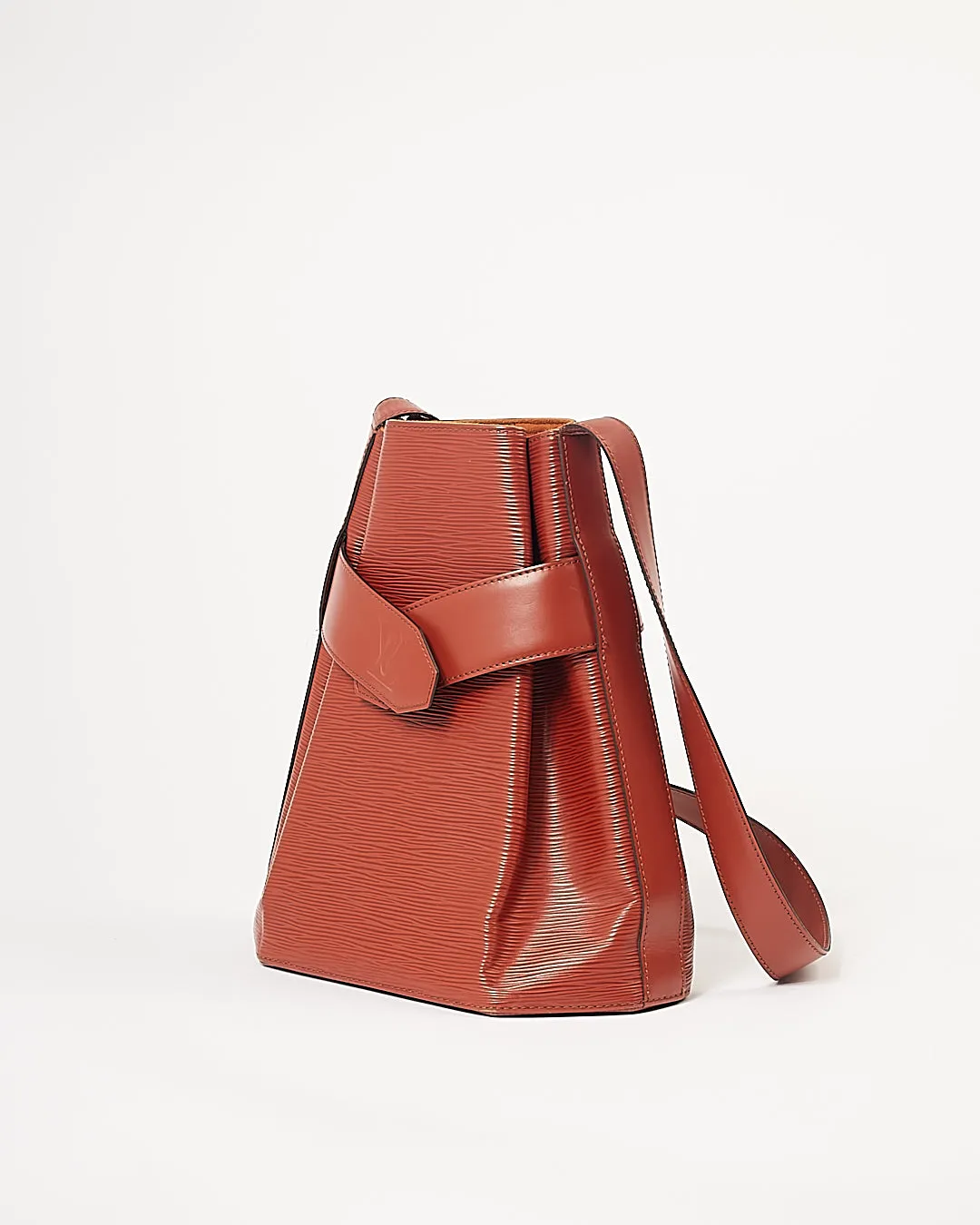 Louis Vuitton Tan Epi Leather Sac Epaule 27 Bucket Bag