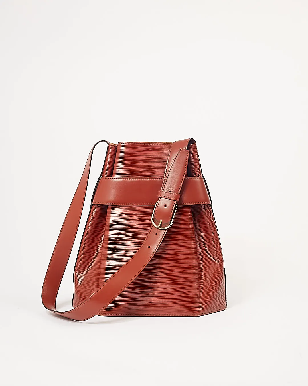 Louis Vuitton Tan Epi Leather Sac Epaule 27 Bucket Bag
