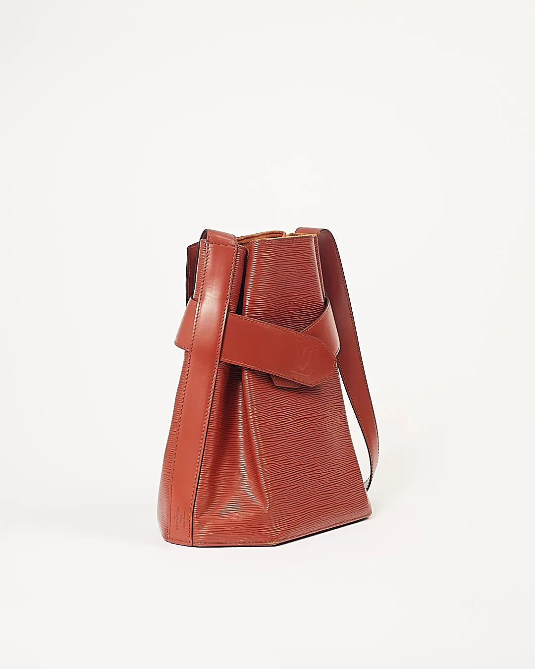 Louis Vuitton Tan Epi Leather Sac Epaule 27 Bucket Bag