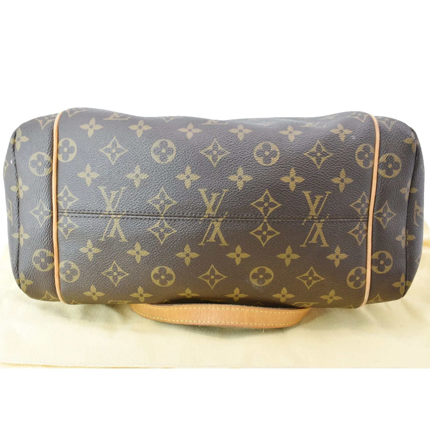 LOUIS VUITTON Totally MM Monogram Canvas Shoulder Bag Brown