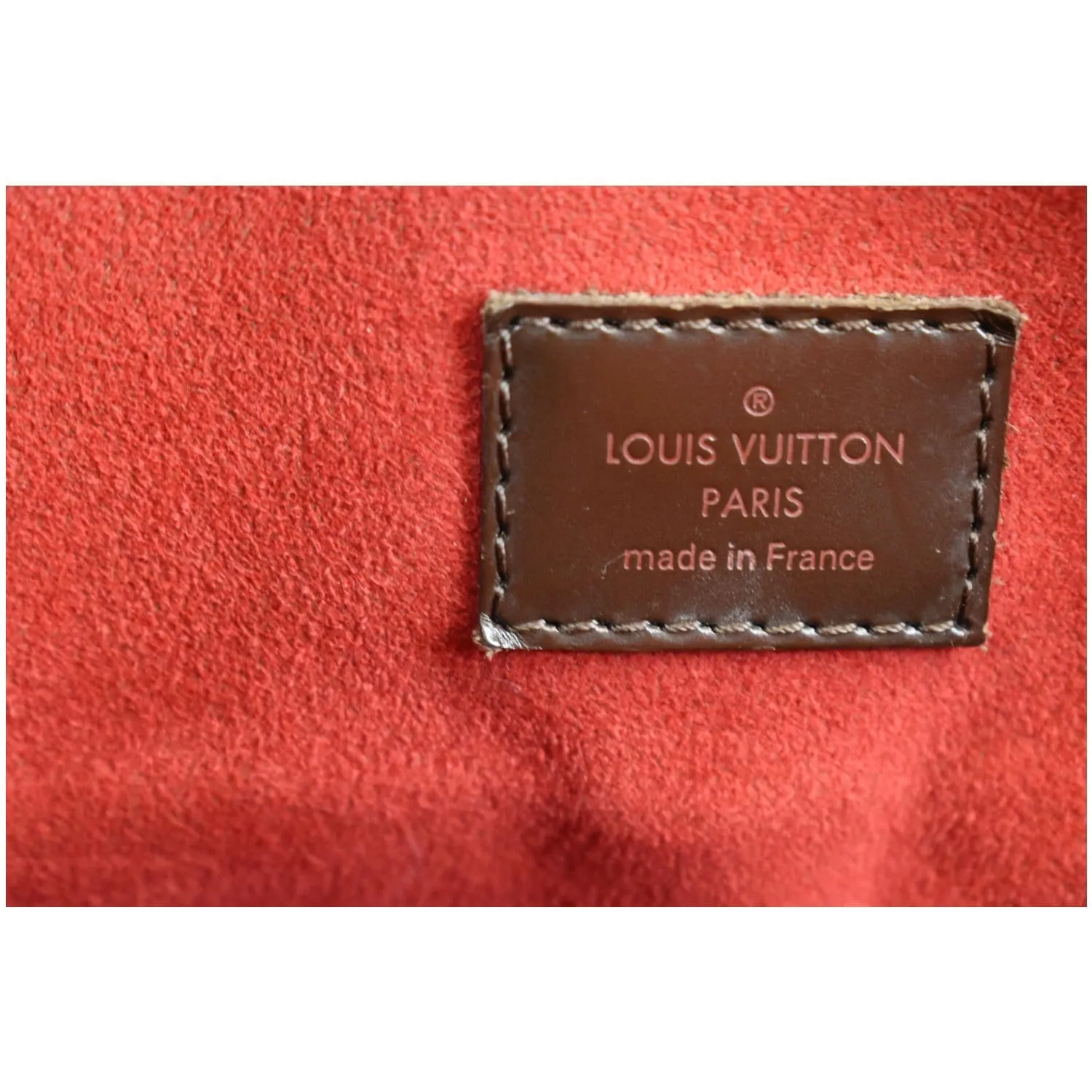 LOUIS VUITTON Trevi GM Damier Ebene 2way Shoulder Bag Brown