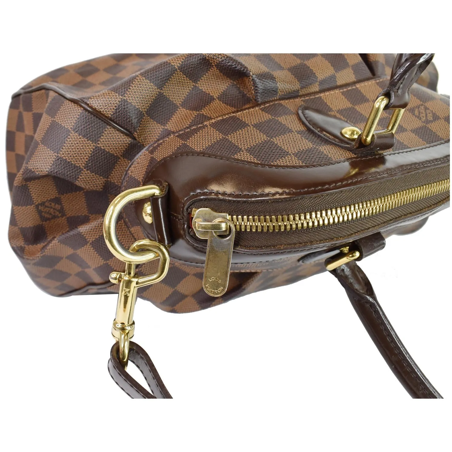 LOUIS VUITTON Trevi GM Damier Ebene 2way Shoulder Bag Brown