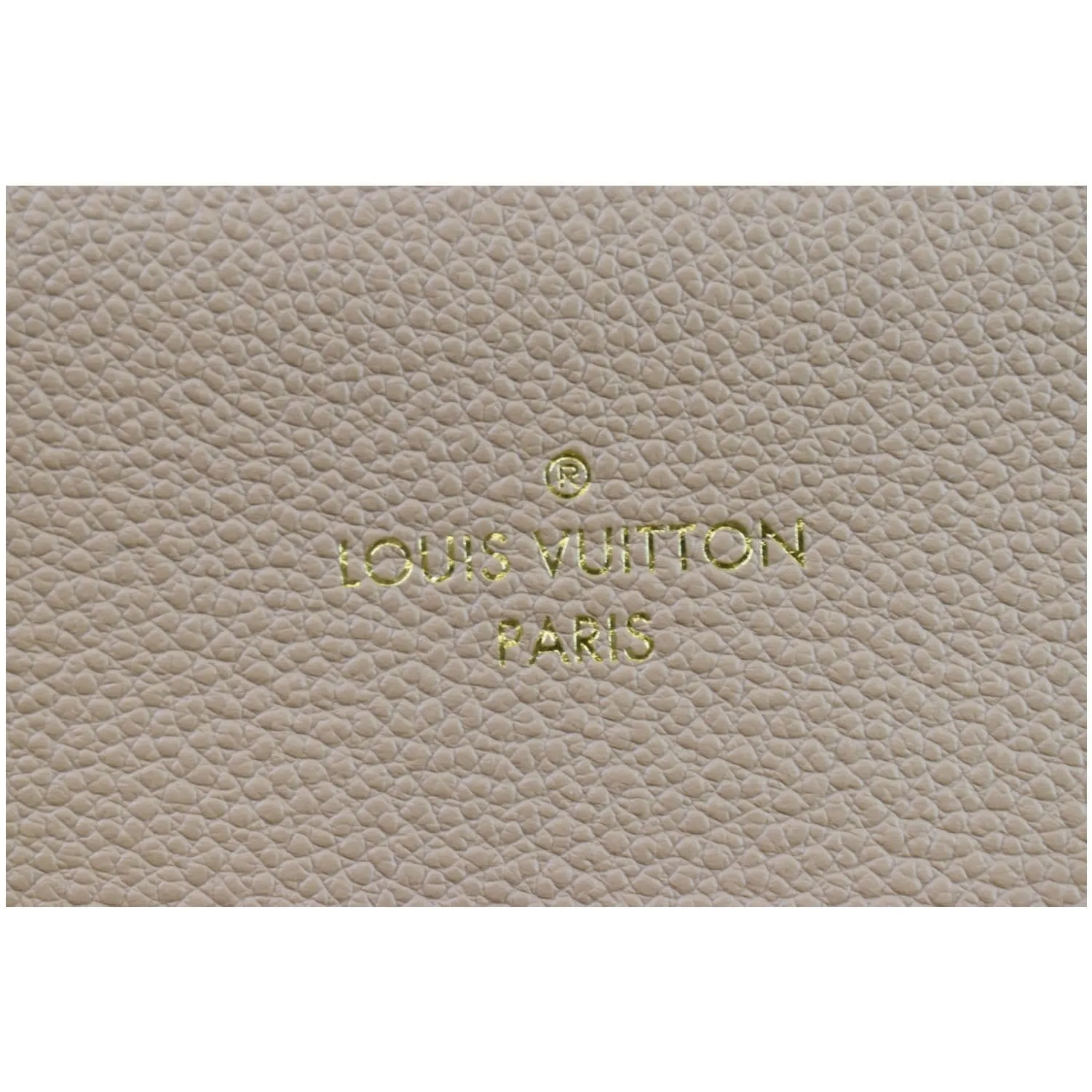 LOUIS VUITTON Trocadero Monogram Empreinte Leather Shoulder Bag Dune