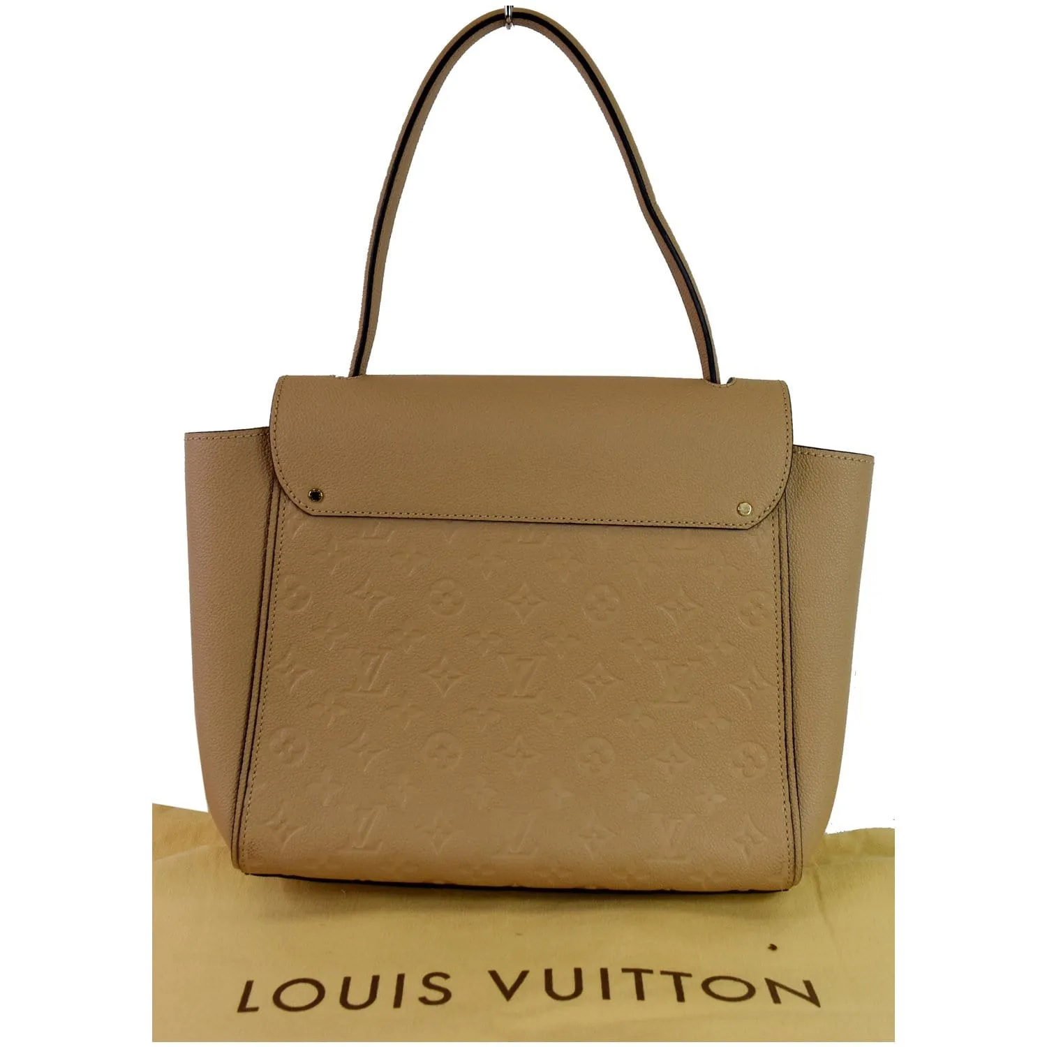 LOUIS VUITTON Trocadero Monogram Empreinte Leather Shoulder Bag Dune