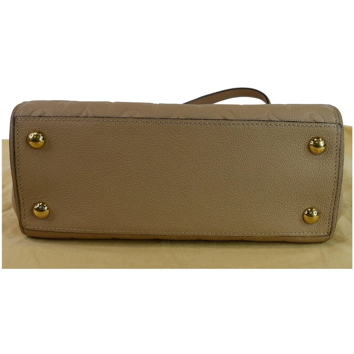 LOUIS VUITTON Trocadero Monogram Empreinte Leather Shoulder Bag Dune