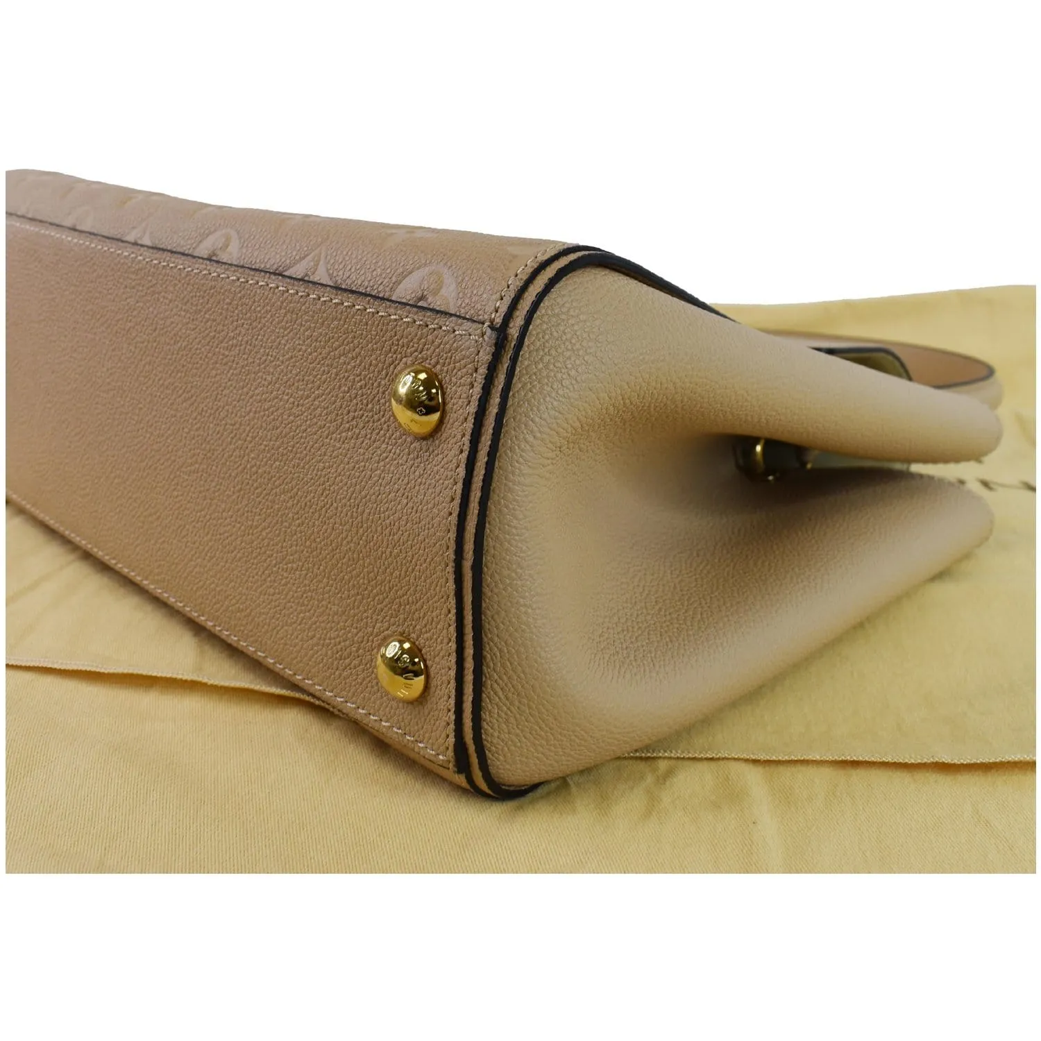 LOUIS VUITTON Trocadero Monogram Empreinte Leather Shoulder Bag Dune