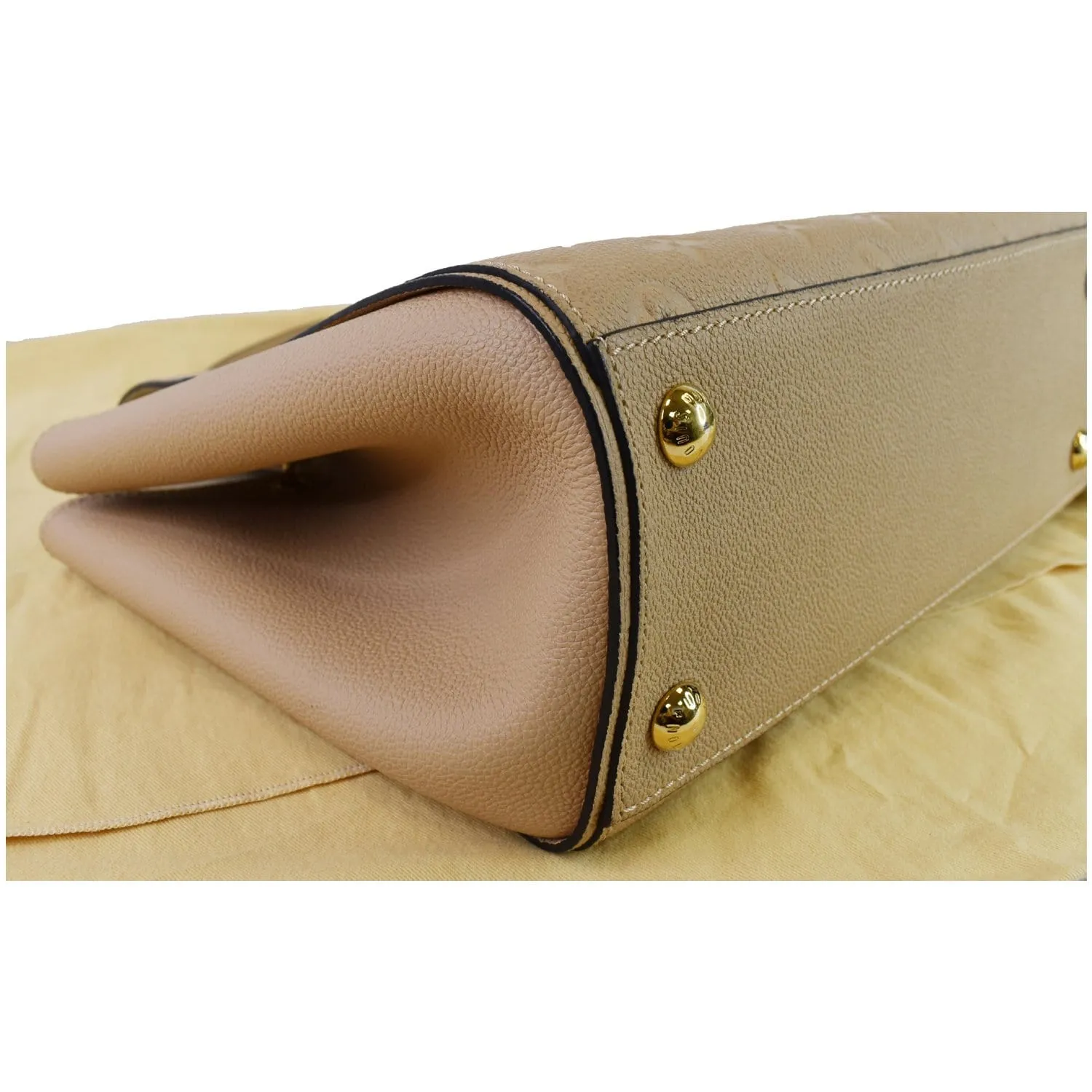 LOUIS VUITTON Trocadero Monogram Empreinte Leather Shoulder Bag Dune