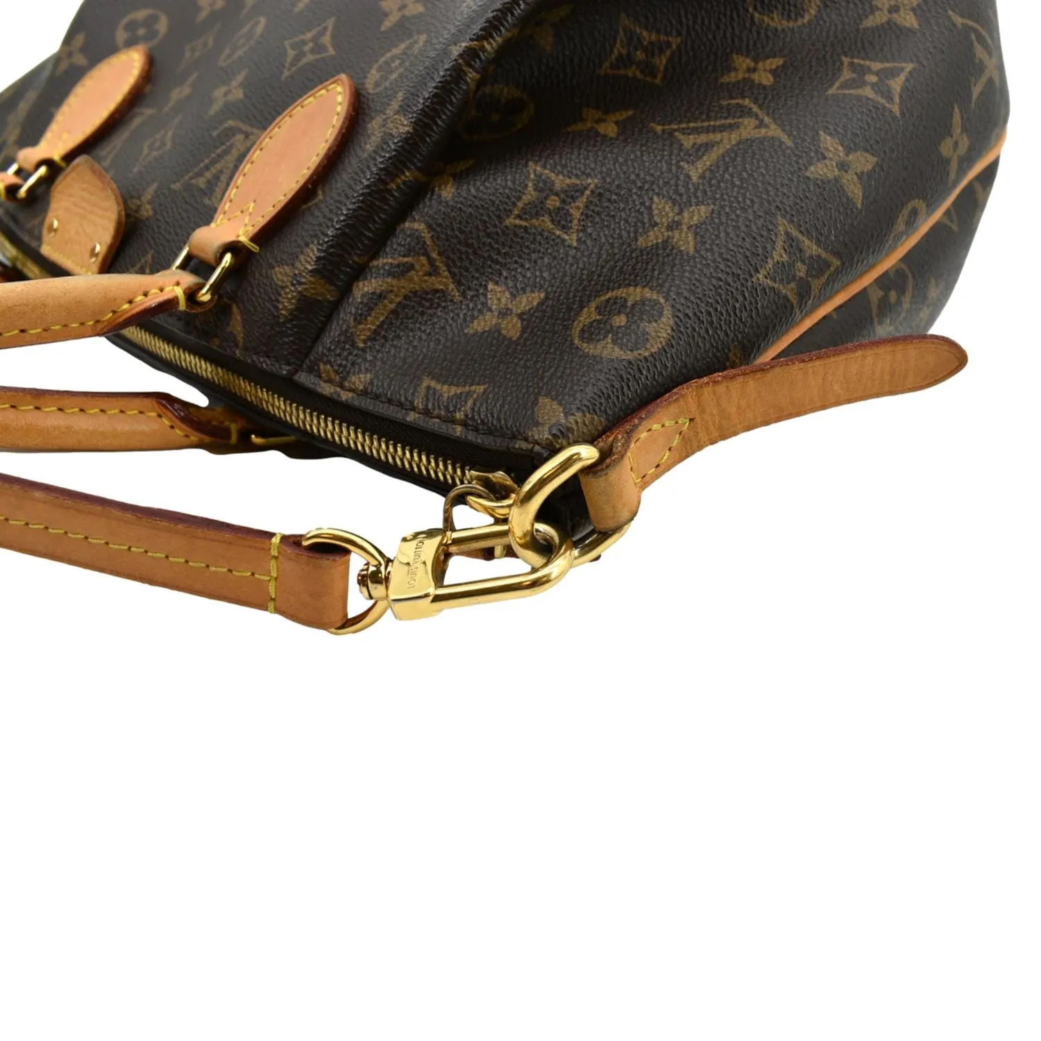 LOUIS VUITTON Turenne GM Monogram Canvas Shoulder Bag Brown