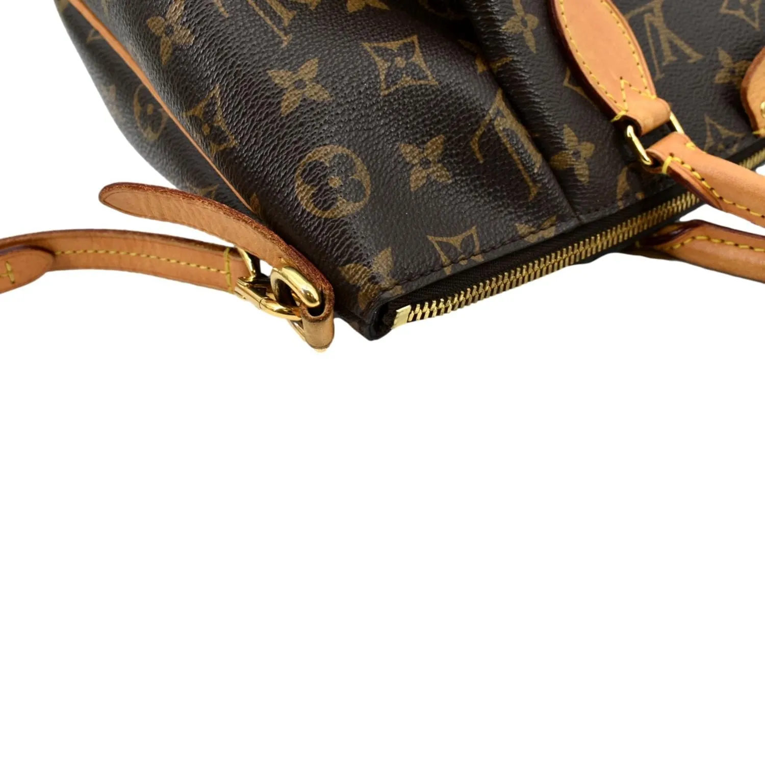 LOUIS VUITTON Turenne GM Monogram Canvas Shoulder Bag Brown