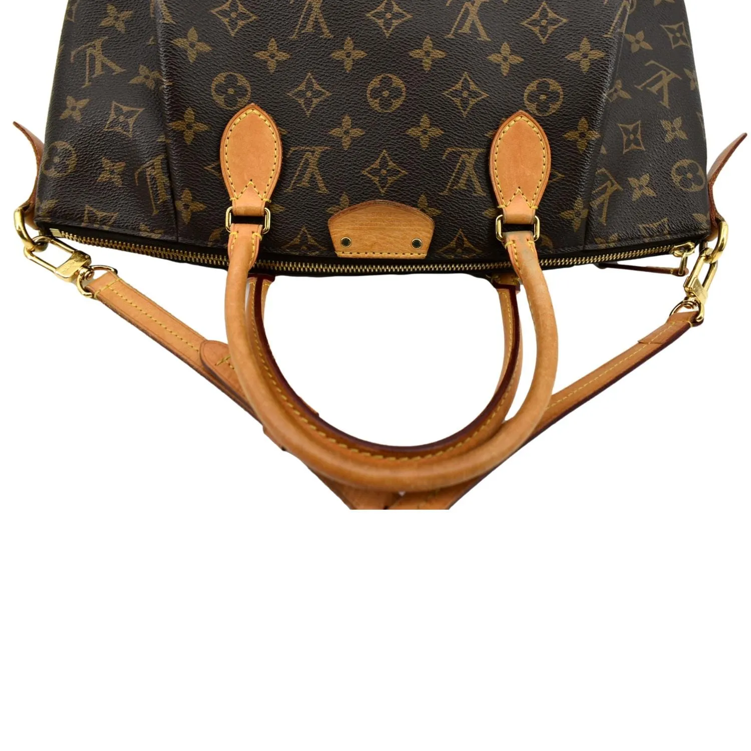 LOUIS VUITTON Turenne GM Monogram Canvas Shoulder Bag Brown